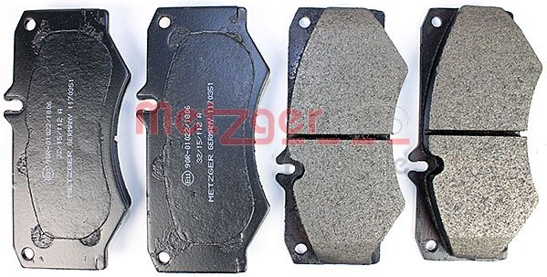 METZGER 1170351 Bremsbelagsatz, Scheibenbremse